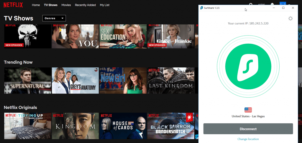 Netflix US Library with VPN